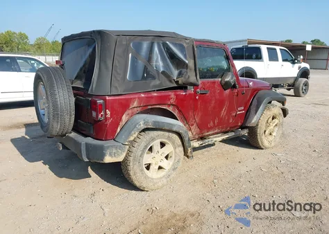 2010 Jeep Wrangler Sport z USA, uszkodzony, nr VIN 1J4AA2D10AL224136
